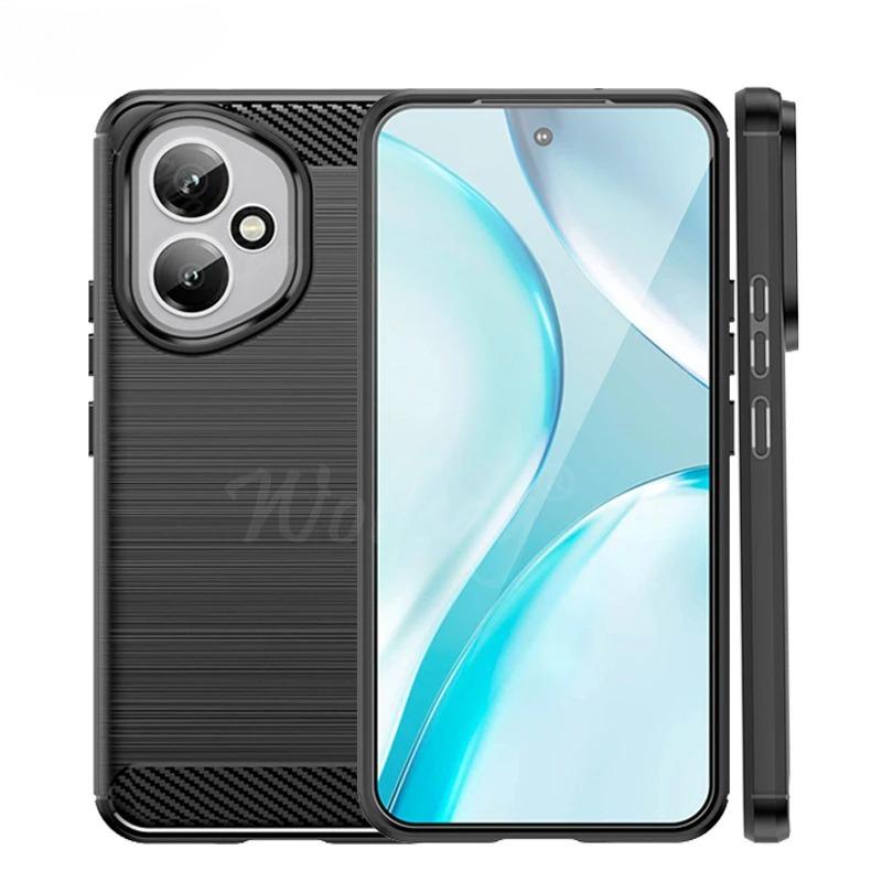 Soft TPU Funda For Honor 400 Shockproof Soft Silicone Carbon Fiber Back Cover For Honor 400 Pro Phone Case For Honor 400 Case