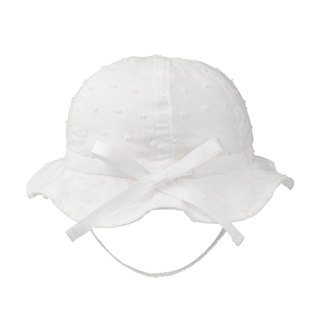 [MIKIHOUSE HOT BISCUITS] Tulip Hat, Hat for Boys and Girls, Baby, Children's Clothing, White, SS (44-48cm) 72-9108-687