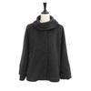 Shiz Madam Women Wool Jacket Turtleneck Loose Sleeve J31760