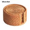 Placemats Handmade Insulation Bowl Pad Rattan Coasters Table Padding Cup Mats