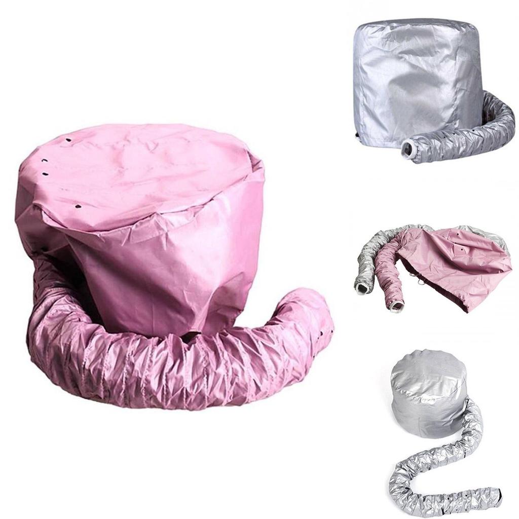 Luxurious Pink Hair Dryer Hat Professional Home Hair Care Heating Cap