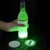 New 2/6/10PCS New Light Up Beer LED Coaster Flashing Round Shape Wine Glass Drinking Bottle Cup Luminous Mat Home Party Club Bar Supply