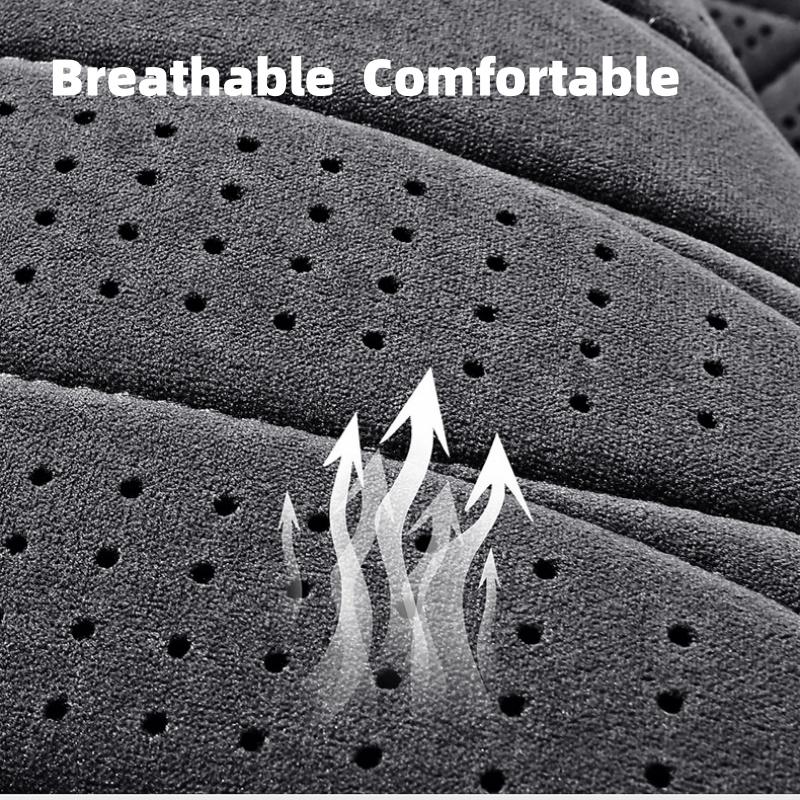 Suede Car Seat Cover Universal Front Seat Anti-skid Support Cushion Fashionable Luxury Car Interior Seat Vest Shape Protection