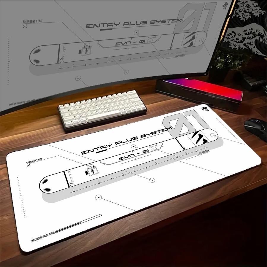 XXL Gaming Mats Black Whtie Line Mousepad Anime Mouse Pad Gamer Keyboard Rugs Desk PC Gaming Computer Table Desk Mat