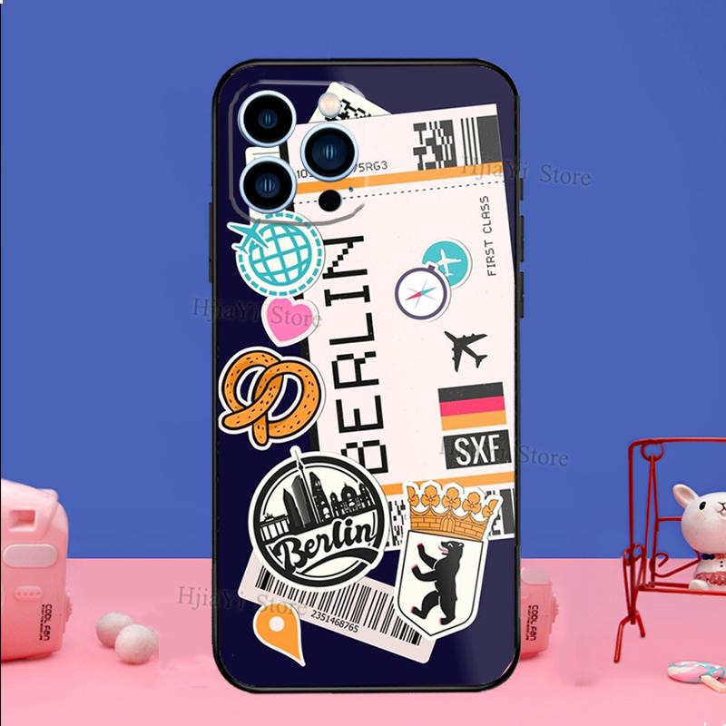 

Сиднейский посадочный талон Traveltickets Чехол для телефона для iPhone 11 12 13 Pro Max Mini X XS XR 7 8 Plus SE2 Funda Coque Capa Cover iPhone 13Pro MAX