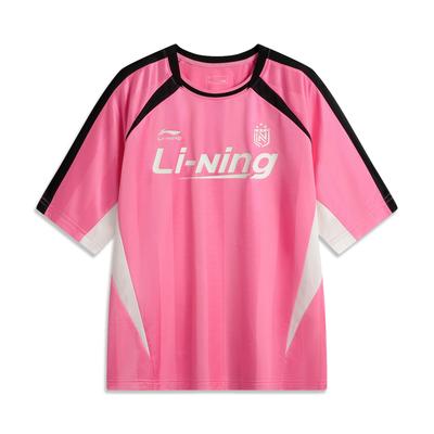 T-shirt Décontracté Confortable Simple Col Rond Polyvalent Manches Courtes Homme Tops Rose Pêche AHSV759-4