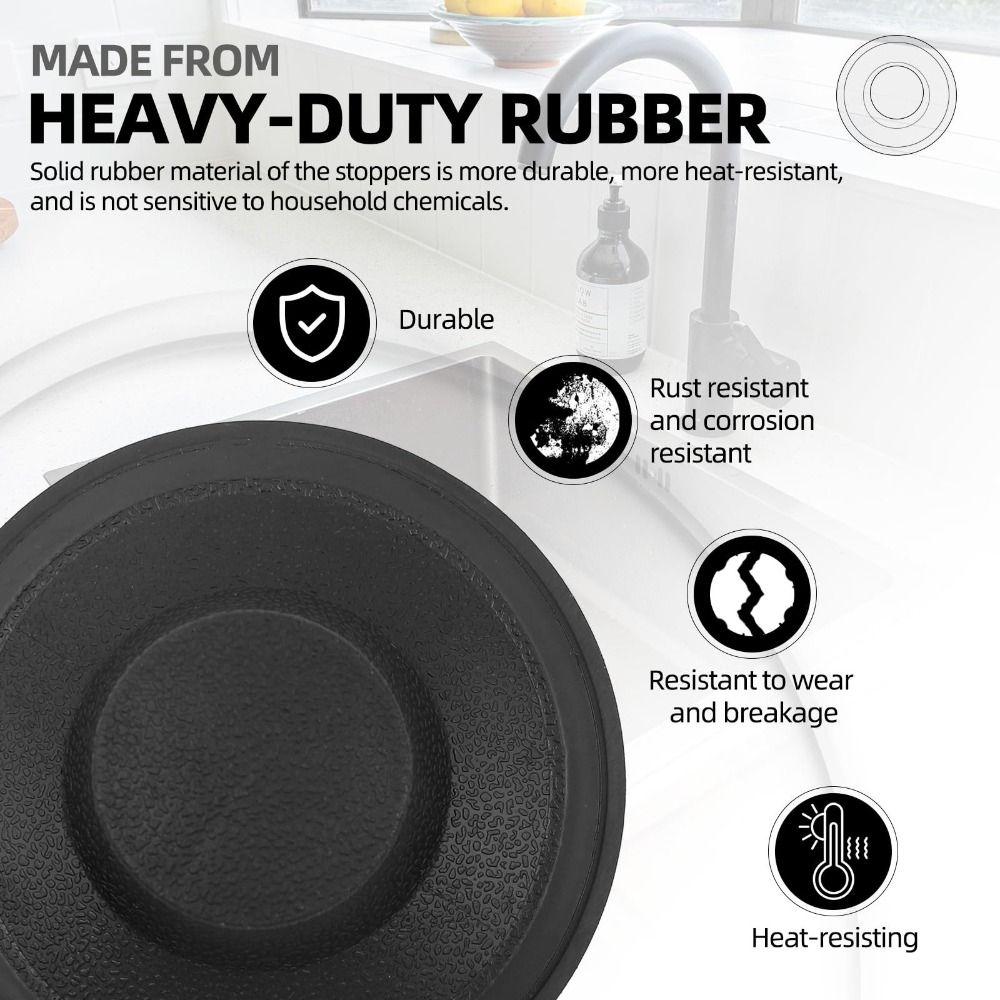 Anti-Odor Garbage Disposal Stopper Durable Universal Kitchen Sink Stopper Rust-Resistant for Insinkerator/Waste King
