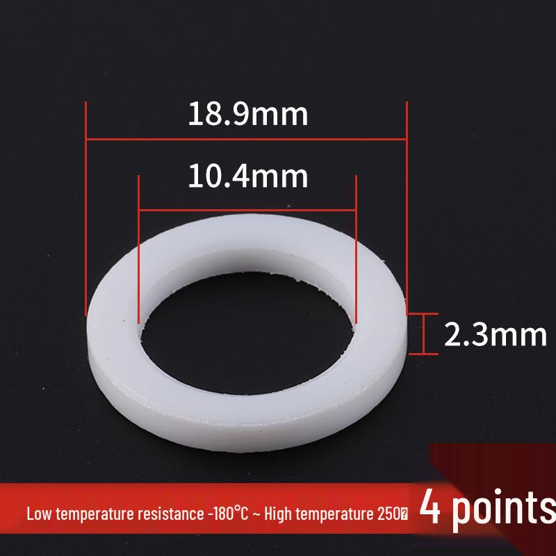 PTFE Polytetrafluoroethylene High/Low Temp Resistant Teflon Water Pipe Gasket