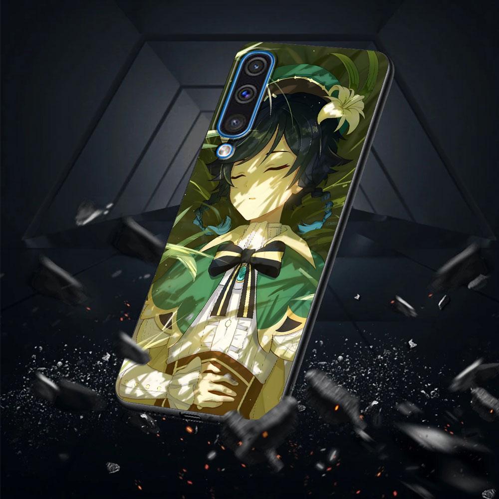 Barbatos Genshin Impact Case for Samsung Galaxy A10s A50 A50s A02s A03s A20 A30 A20e A70 A70s A20s A30s A10 Black Phone Cover