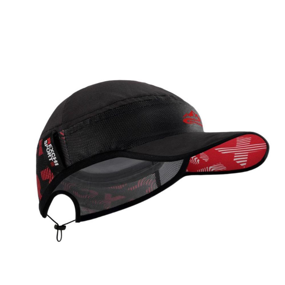 Breathable Running Hat Quick-drying Sunshade Headwear Casual Cycling Cap  Unisex чёрный
