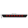 Universal Car Taillight Brake Lights Lamp Sticker Protector Sticker Devil Eyes Heart Carbon Fiber Covers Accessories Hawkeye