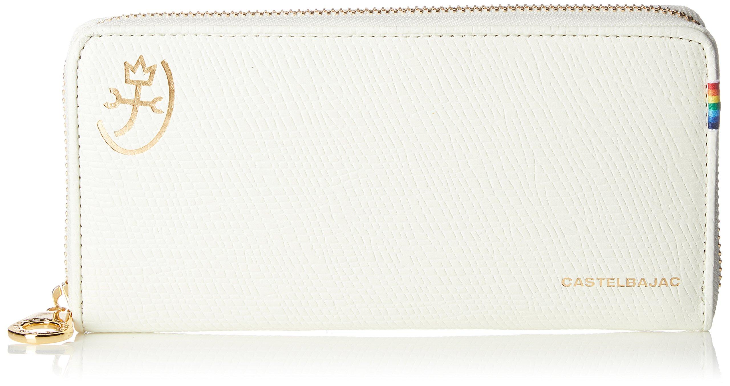 

[Castelbajac] Wallet Round Zipper Rainbow 79615 White