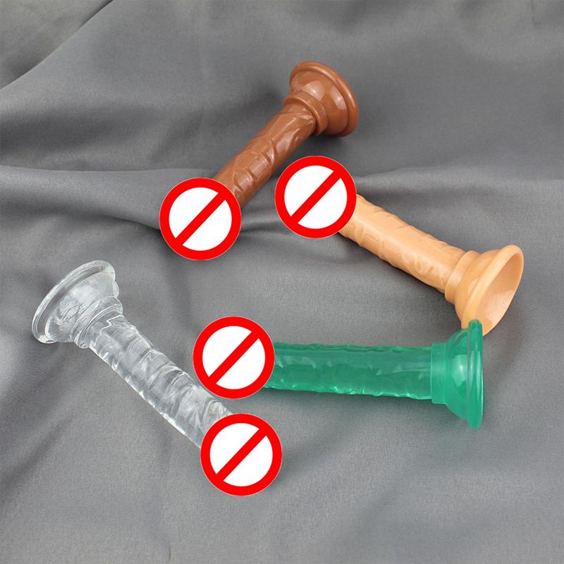 Translucent Soft Dildos Realistic Jelly Dildos 5 Color Option Small Dildo Simulation Penis Mini Dildo Toy Sex Toys for