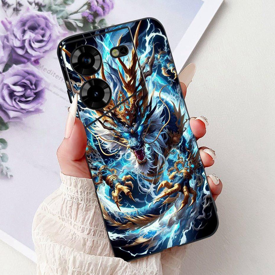 Fashion Painting Case For Tecno Pova 5 5Pro LH7n LH8n Soft Silicone TPU Phone Cases For Tecno Pova 5 Pro Pova5 Covers Bumpers