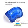 Set di Protezioni Sportive da Esterno 7 in 1 per Bambini: Ginocchiere, Parapolsi, Attrezzatura per Pattinaggio a Rotelle