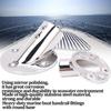Marine Boat Hand Rail Fittings Stainless Steel 30 Degree Pipe Round Base Handrail Accesssory