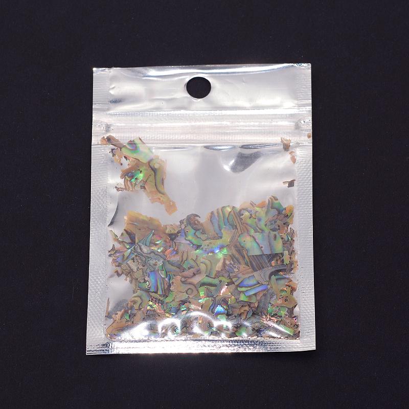 Nail Art Abalone Shell Irregular Fragment 3D Charm Decoration Slice DIY Beauty Nail Decals For UV Ge