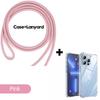 Crossbody Necklace Cord Lanyards Transparent Soft Phone Case For iPhone 17 16 15 12 14 Plus X XR 11 Pro Max 13 MiNi 13 Pro SE 3