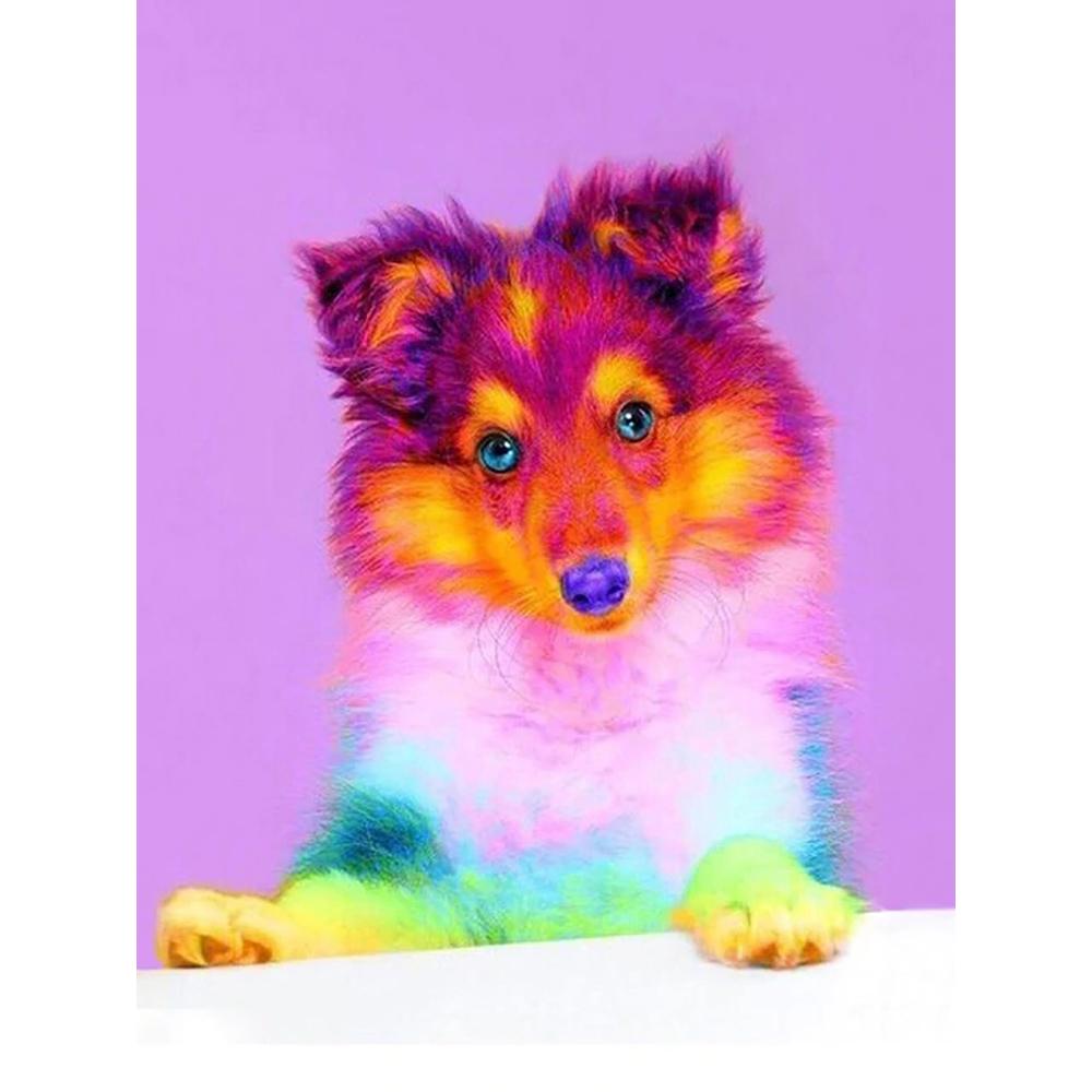 

Алмазная картина Красочные животные Вышивка крестом Стразы Домашний декор Full Square 20X30CM