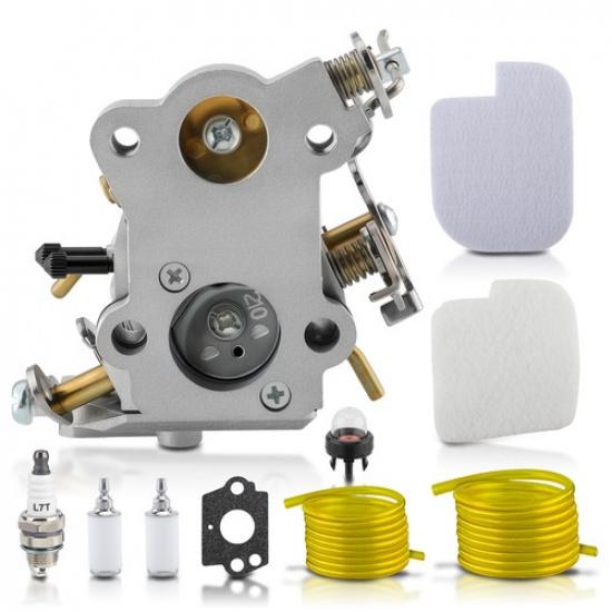 Carburetor Kit For Poulan P3314 14-Inch 14'' 3c 2-Cycle Gas-Powered Chain Saw