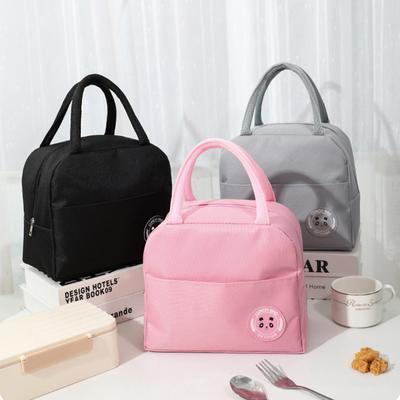 Obědová taška chladicí taška přenosná izolovaná krabička Oxford termální nádoba na studené jídlo škola piknik pro muže ženy děti cestovní svačinový box