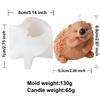 Cute Hedgehog Candle Mold 3D Cartoon Animal Hug Mushroom Apple Soap Craft Plaster Making Kit DIY Handmade Mold Home Decor Gifts