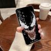 Marvel Venom Black Art Clear Case For Samsung Galaxy A57 A37 A56 5G A36 Cases A55 A54 A35 A26 A07 A17 A16 A06 A36 A15 Soft Cover