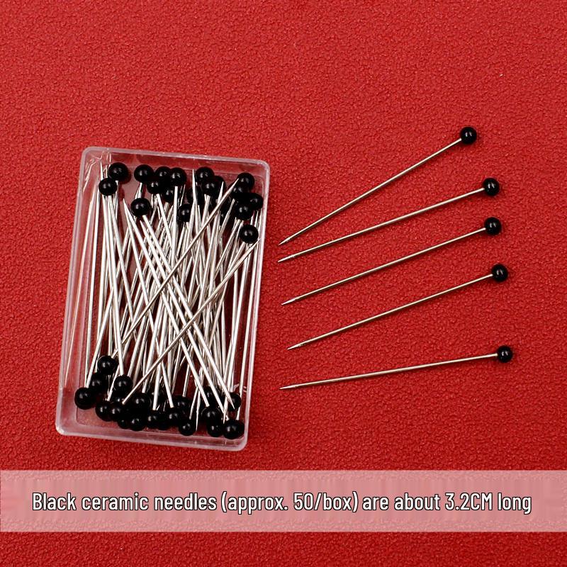 Szpilki z perłową główką do szycia krawieckiego i odzieży