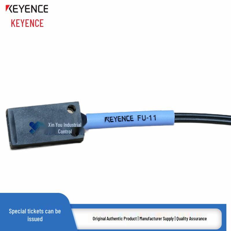 Keyence FU-11 Reflective 2M Digital Fiber Optic Sensor Amplifier Probe