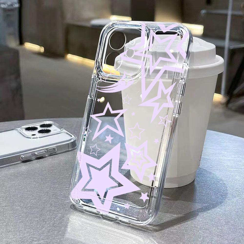 INS Star Handyhülle Für Samsung Galaxy S25 Ultra Funda S24 S23 FE S22 S21 S20 FE S10 Plus Silikon Transparent Hüllen Carcasa