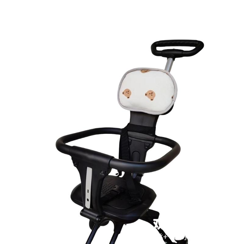 Wkładka do wózka, podgłówek do MLED JT05, poliester, klasyczny wzór, podparcie talii, na codzienne spacery