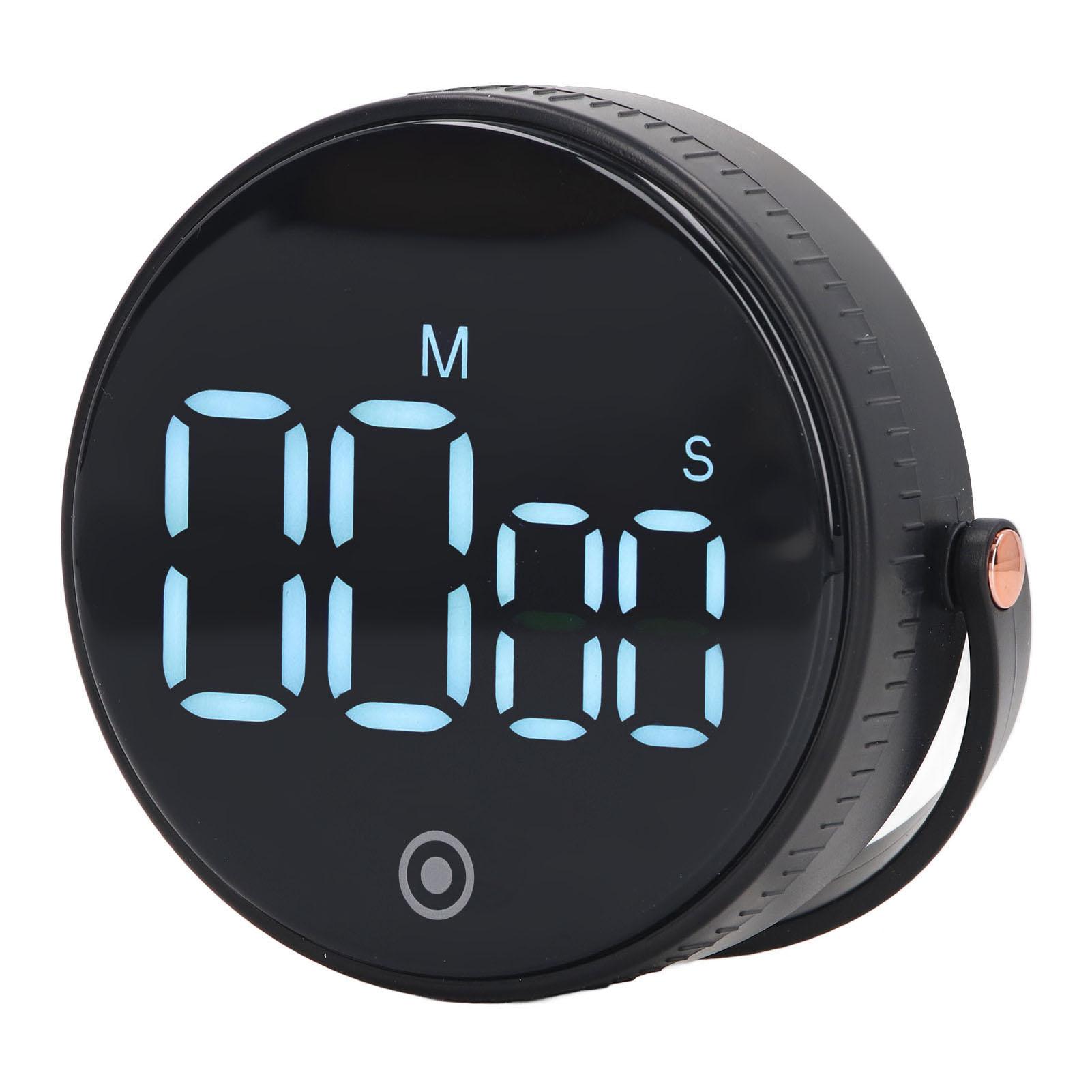 

Digital Kitchen Timer Magnetic Large LED Display Kids Classroom Countdown Adjustable Volume for