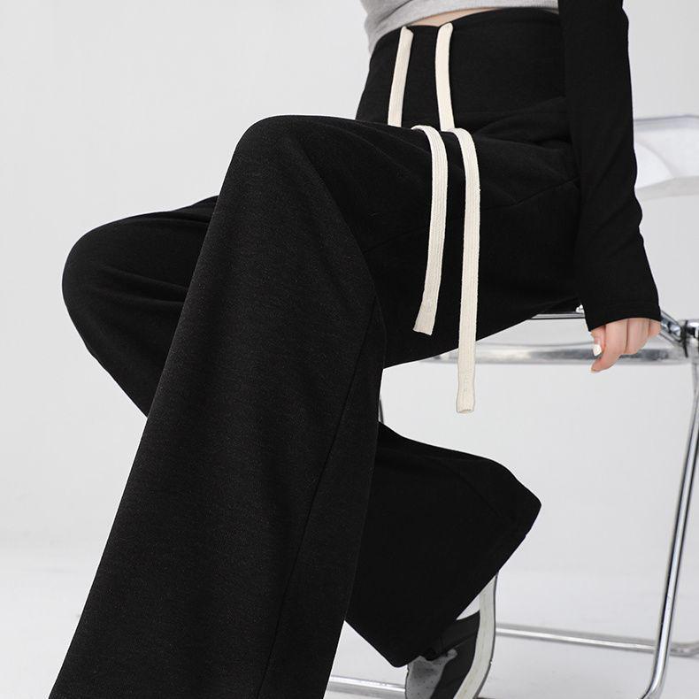 

Warm Maternity Wide-Leg Pants for Post-Childbirth: Thick, Loose Fit for Spring and Autumn M (Recommended: 80-110 lbs)