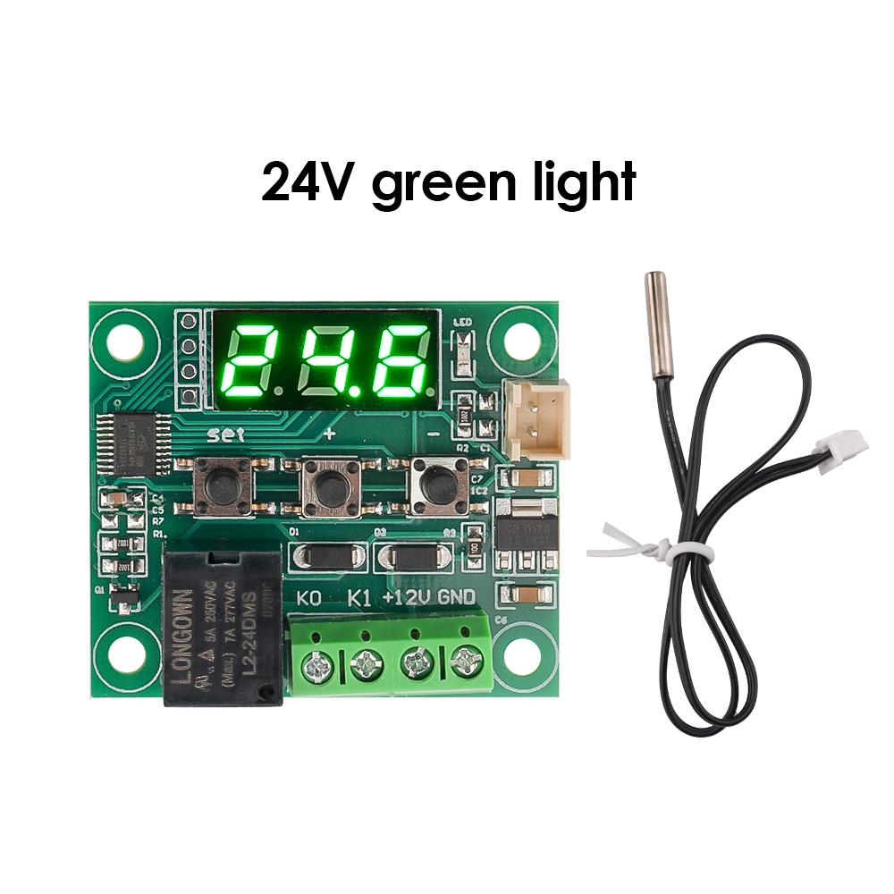 W1209 DC 5V 12V 24V Heiz Kühl Temp Thermostat Temperaturregler Schalter Controller Thermometer Thermo NTC Sensor