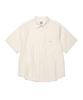 LEE Loco Pocket Seersucker Short Sleeve Shirt Light Beige