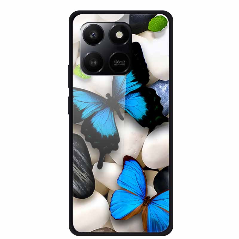 6.77" Glass Back Cover For Honor 400 Smart X7d 2025 Case Tempered Glass Case For Honor Play 10T 5G Case Protective Fundas Shells