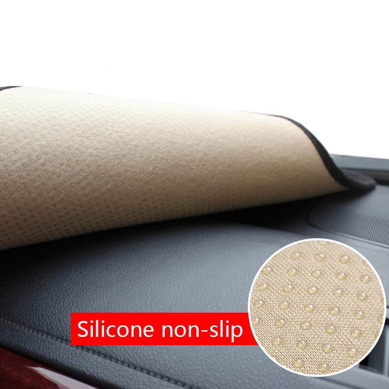 Car Dashboard Mat, Compatible with Toyota Allion/Premio 2007-2021 LHD/RHD Interior Dashboard Cover Auto Dash Mat Carpet Sunshade Pad