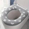 Comfort Toilet Seat Cover – Warm, Stretchable, Machine Washable for All Seasons – The Perfect Christmas Decoration