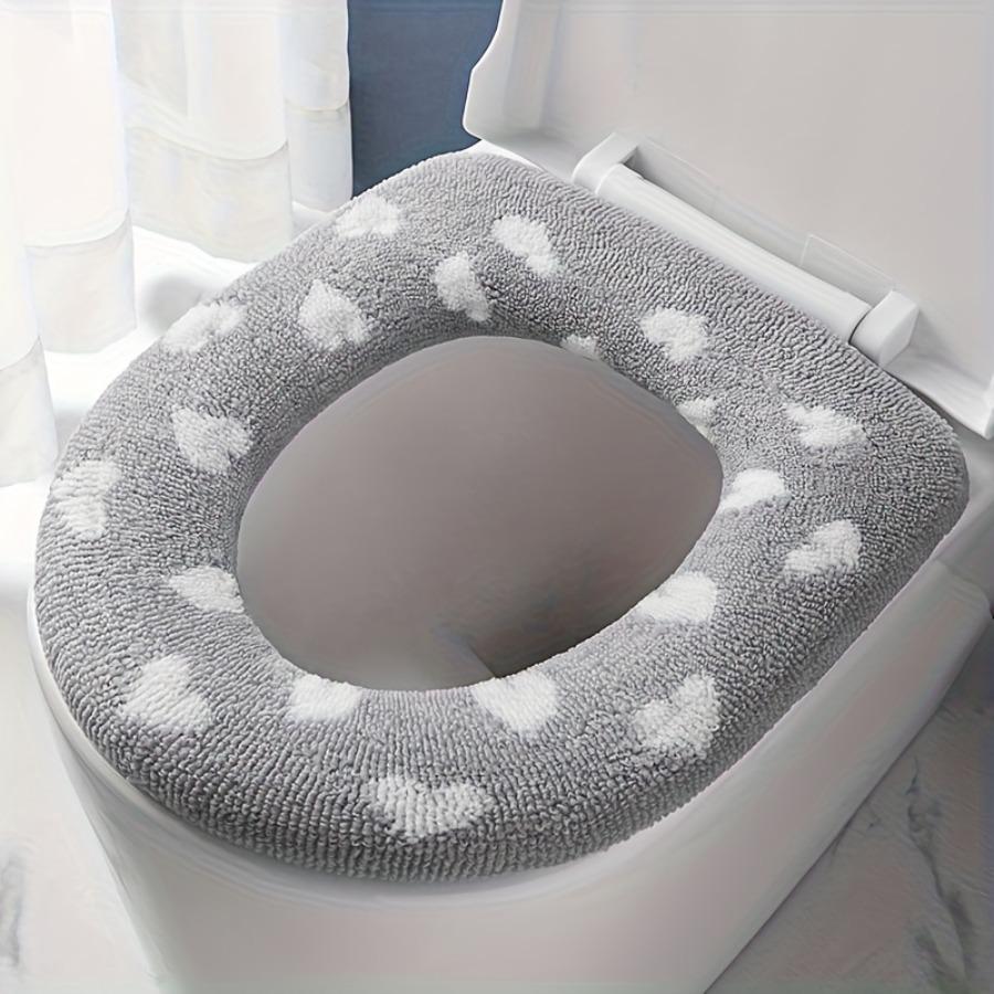 Comfort Toilet Seat Cover – Warm, Stretchable, Machine Washable for All Seasons – The Perfect Christmas Decoration
