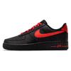 Air Force 1 Crimson Flame Black Warrior, Teng Fei Manufacturing Skateboard-skor Unisex Svart Röd CW2288-001(Team1347-)