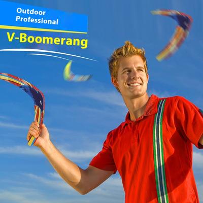 Large Outdoor Sports V-Shaped Boomerang Adult Competitive Competition Boomerang Flying Dart Boy Toy Wholesale