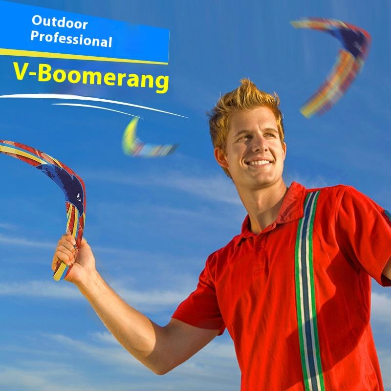 Large Outdoor Sports V-Shaped Boomerang Adult Competitive Competition Boomerang Flying Dart Boy Toy Wholesale
