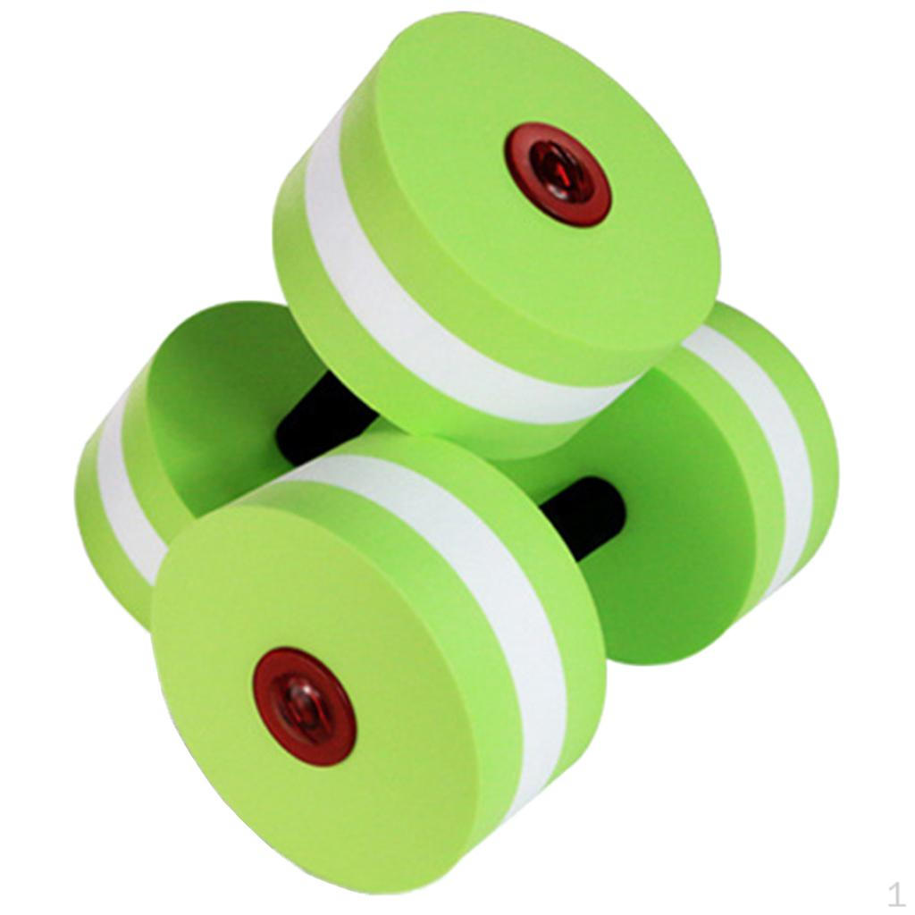 1 Pair Of Training Dumbbells For Water Aerobics, Handles