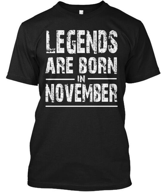 Legends Born In November, Vintage Are November T-Shirt Made in USA Size S to 5XL S