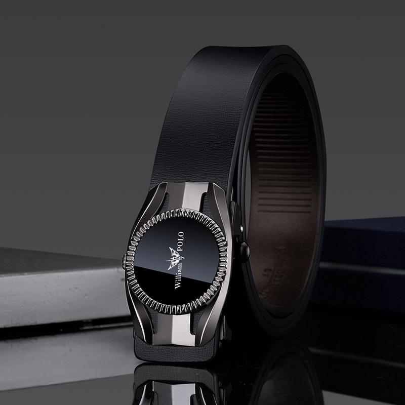 

Emperor Paul Genuine Leather Men s Automatic Buckle Belt for Casual & Business Wear. 105 cm