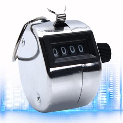 1-10Pcs Metal Handheld Tally Counter 4-Digit Number Count Clicker Counter for Counting Knitting Coaching Fishing Pitch Counter