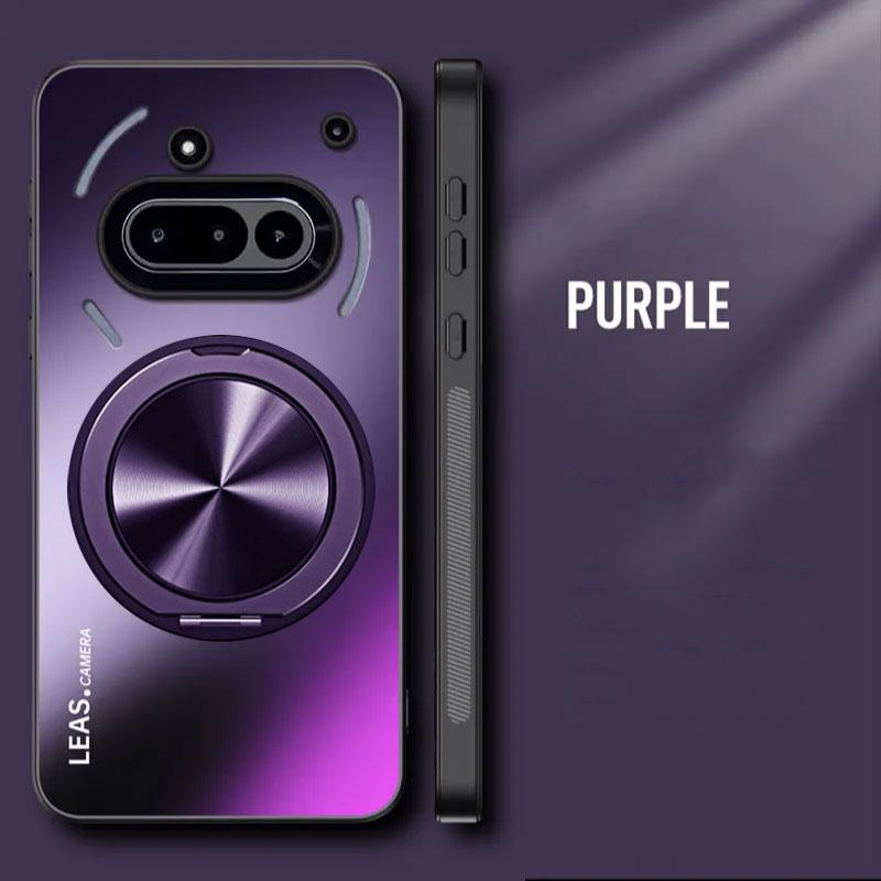 Magnetic Case for Nothing Phone 3A Pro Matte Shockproof Hard Bumper Stand Holder Cover Cases for Nothing Phone 3A 2A CMF Phone 1