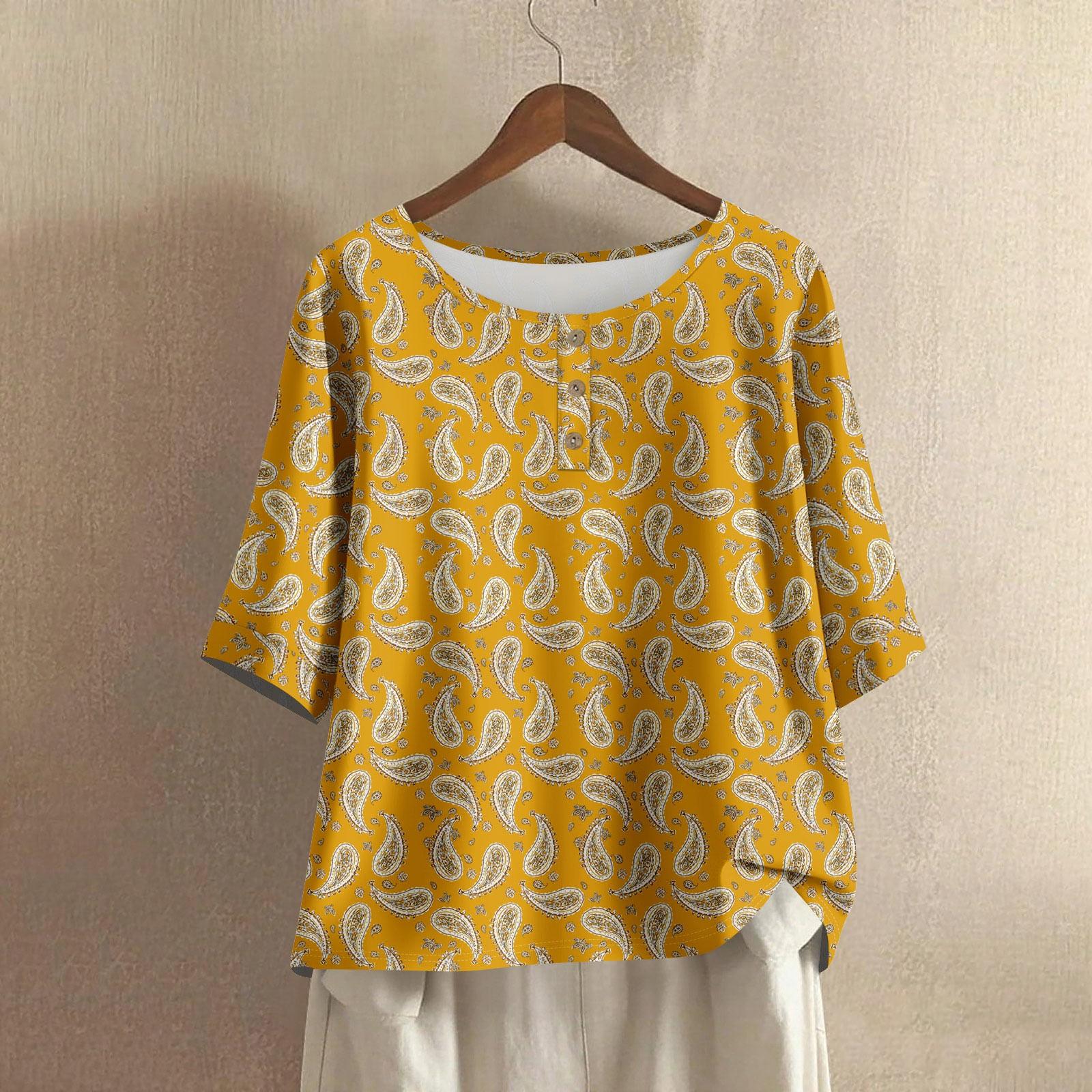 

Женская мода Повседневные Обычные Элегантные Топы Топы на пуговицах S жёлтый