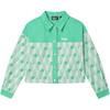Heritage Logo Fashion Print Long Sleeve Knit Top Women Tops Mantis-Green F11W528502F-GN
