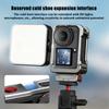 Neues Vollschutz-Rahmengehäuse für DJI OSMO ACTION 6 mit Cold Shoe 1/4-Loch Metallkäfig-Halterung Aluminiumlegierungsschale